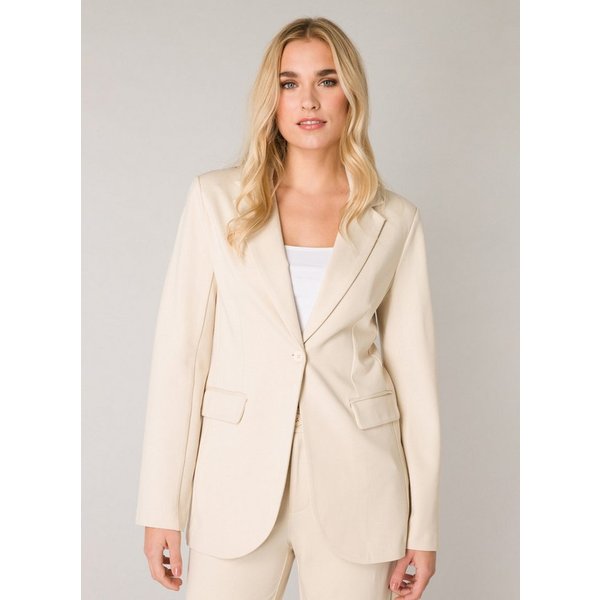 Base Level Jerseyblazer mit V-Ausschnitt und Knopf