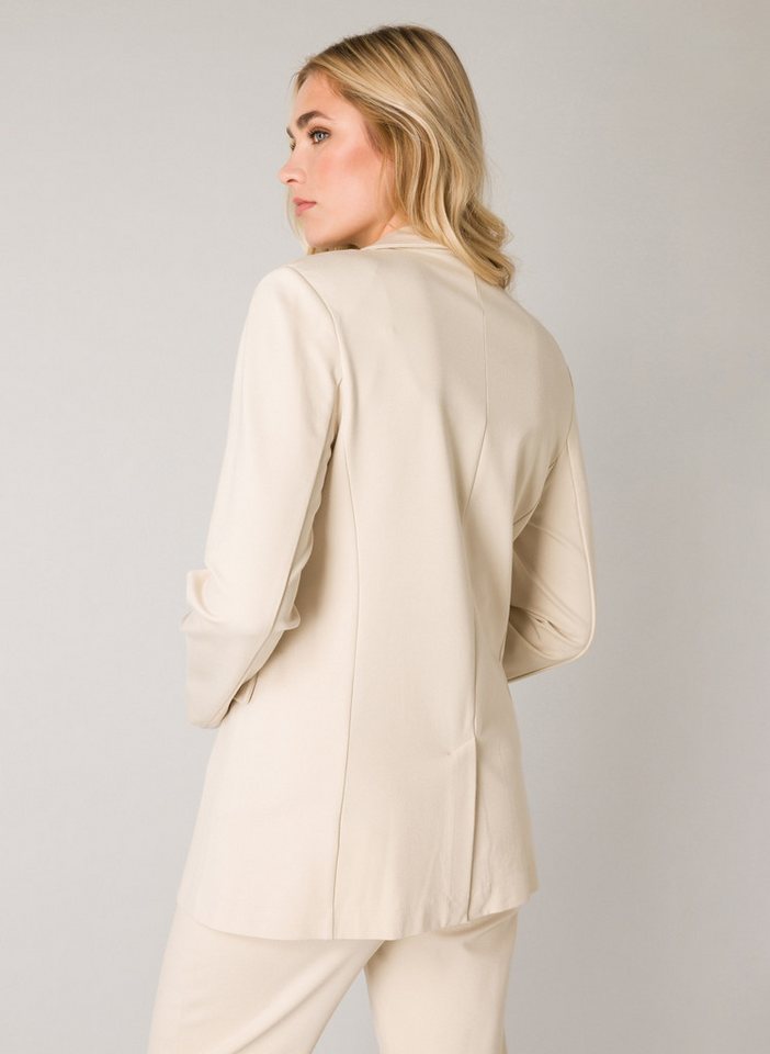 Base Level Jerseyblazer mit V-Ausschnitt und Knopf – Bild 3 von 5