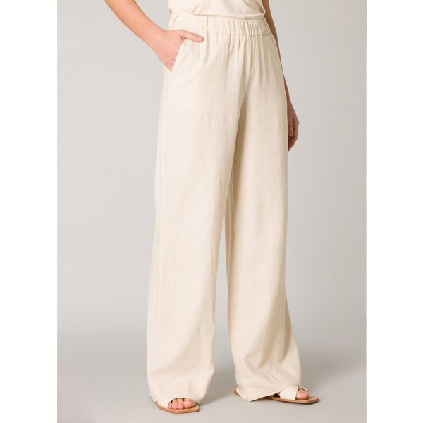 Base Level Leinenhose Yul Sommerhose mit elastischem Bund