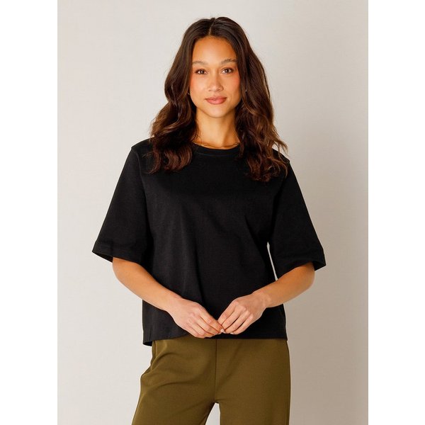 Base Level Rundhalsshirt Noa Sommershirt mit Halbarm
