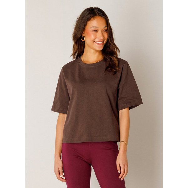 Base Level Rundhalsshirt Noa Sommershirt mit Halbarm