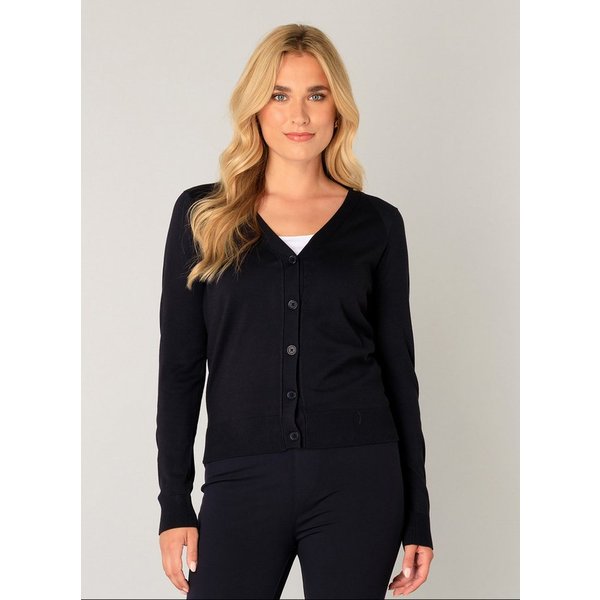 Base Level Strickjacke Yvon mit V-Ausschnitt
