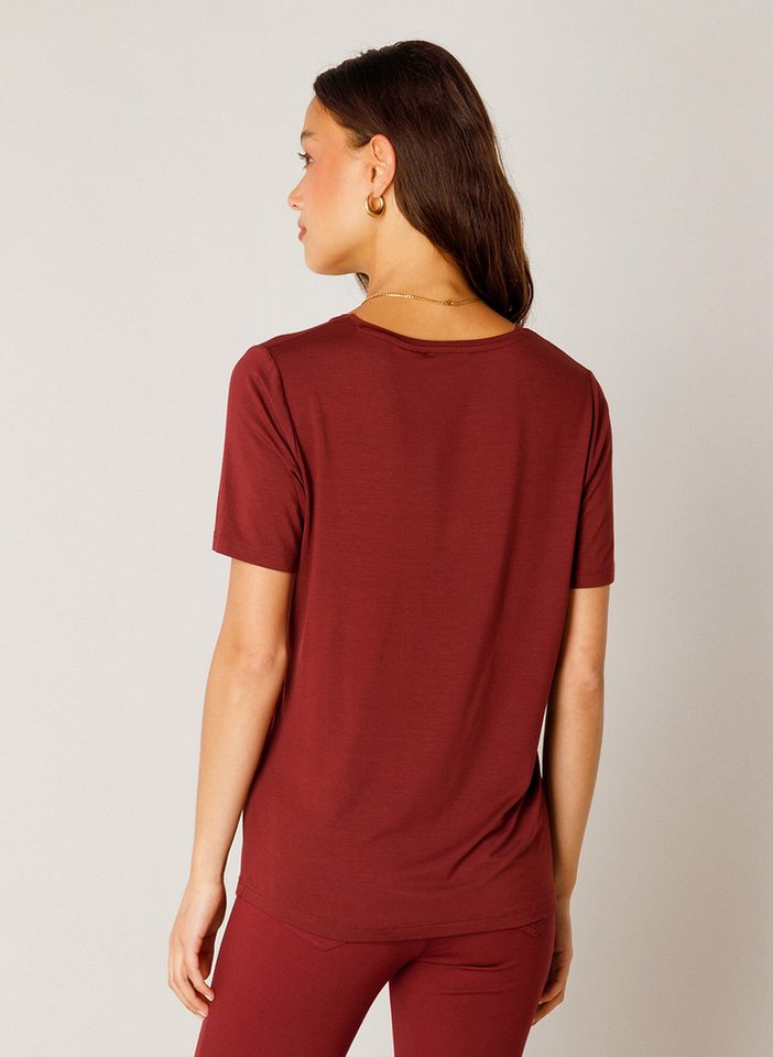 Base Level T-Shirt Yanic mit V-Ausschnitt – Bild 2 von 5