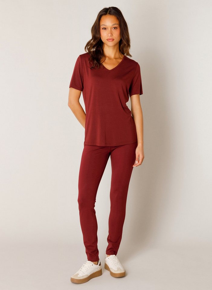 Base Level T-Shirt Yanic mit V-Ausschnitt – Bild 3 von 5