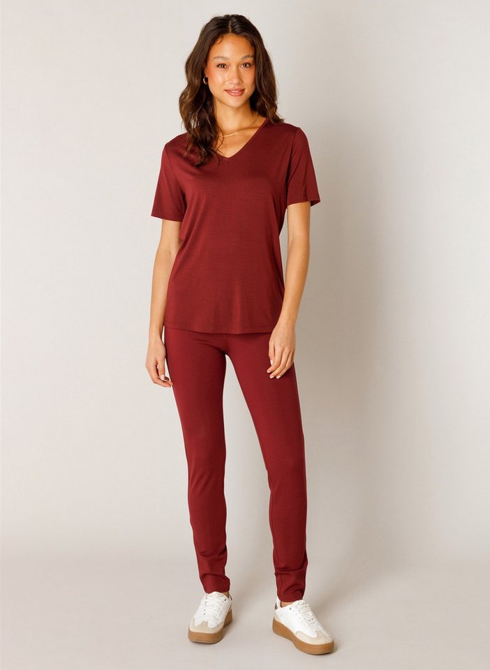 Base Level T-Shirt Yanic mit V-Ausschnitt – Bild 4 von 5