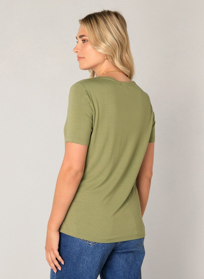 Base Level T-Shirt Yanic mit V-Ausschnitt – Bild 2 von 5