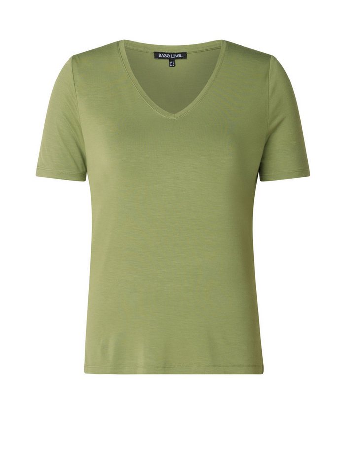 Base Level T-Shirt Yanic mit V-Ausschnitt – Bild 5 von 5