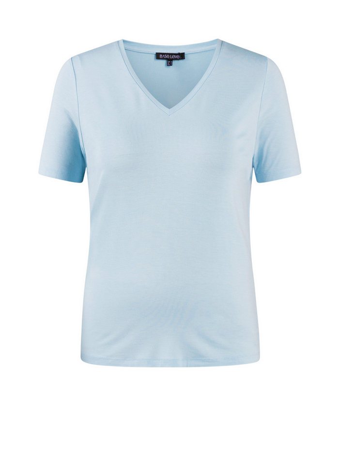 Base Level T-Shirt Yanic mit V-Ausschnitt – Bild 5 von 5