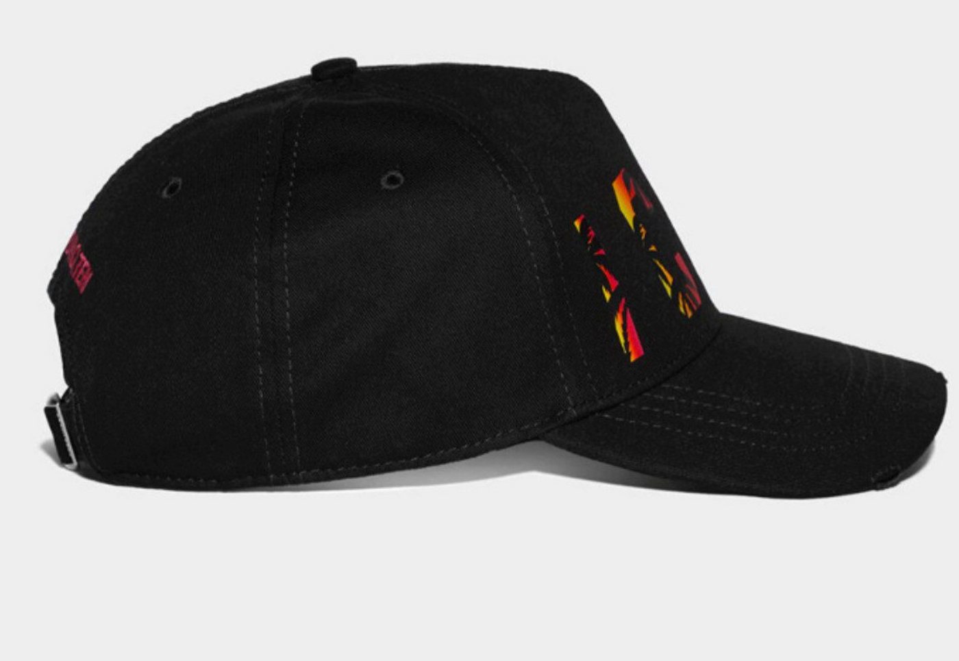 Dsquared2 Baseball Cap Basebalkappe Icon Sunset Logo Kappe Mütze Hat Cap Sunset -Print mit „ICON DSQUARED2“-Schriftzug – Bild 4 von 5