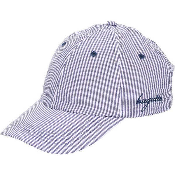 bugatti Baseball Cap Gestreifte bugatti Basecap mit Seersucker-Effekt