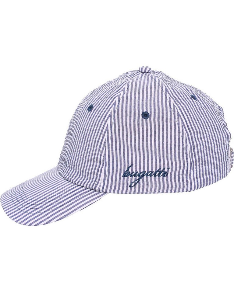 bugatti Baseball Cap Gestreifte bugatti Basecap mit Seersucker-Effekt – Bild 3 von 3