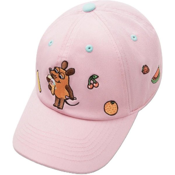 koaa Baseball Cap koaa - Die Maus "Früchte" - Polo Cap pink (Basecap, Basecap)