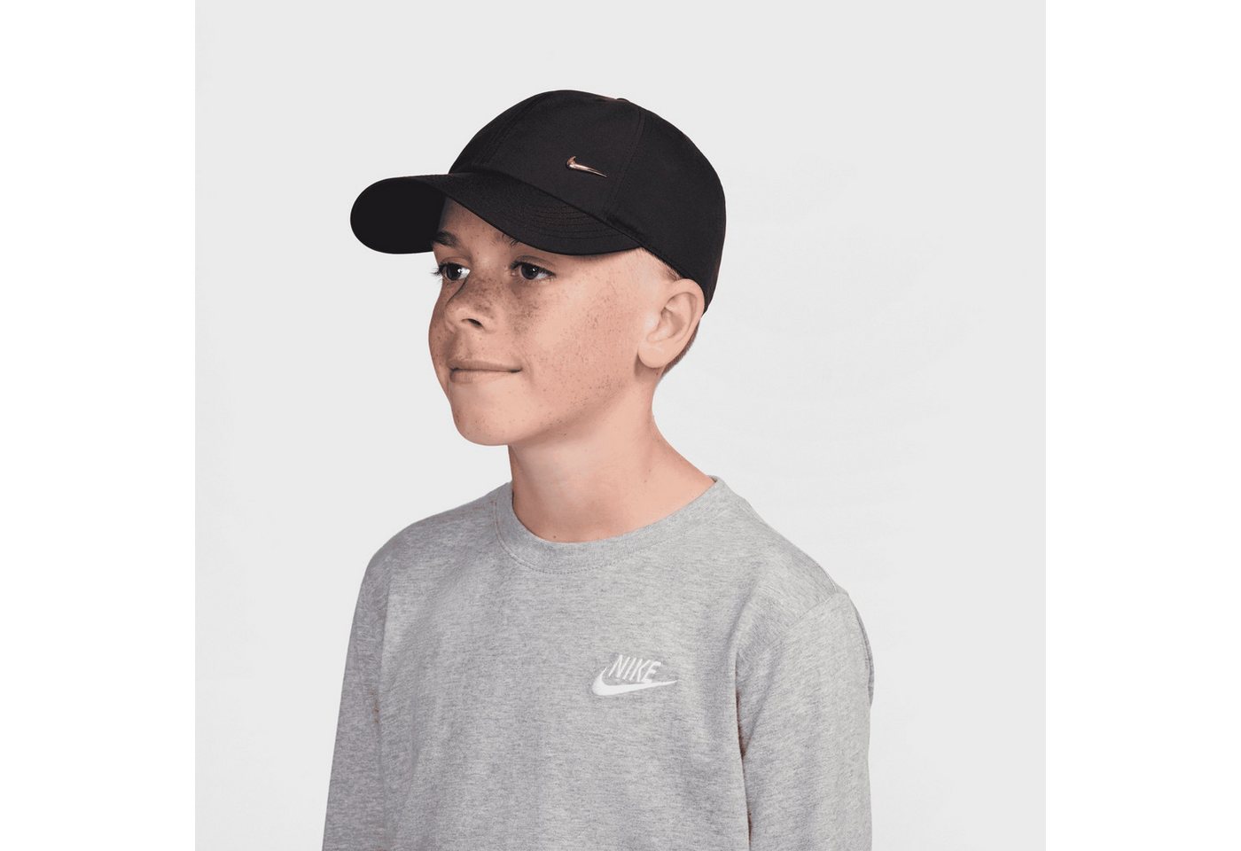Nike Baseball Cap Nike Kinder Kappe Kids Unstructured Metal Swoosh Cap FB5064 – Bild 3 von 3