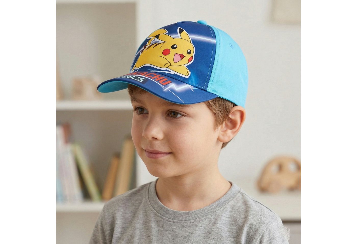 POKÉMON Baseball Cap Pokemon Pikachu Kinder Basecap Baseball Kappe Mütze Gr. 52 bis 54 – Bild 3 von 5
