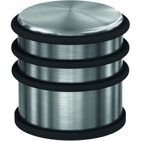 BASI Wandtürstopper Türpuffer, Türstopper (Packung, 1 St), aus Edelstahl mit Gummi-Schutz, extra schwer und rutschfest, 1 KG