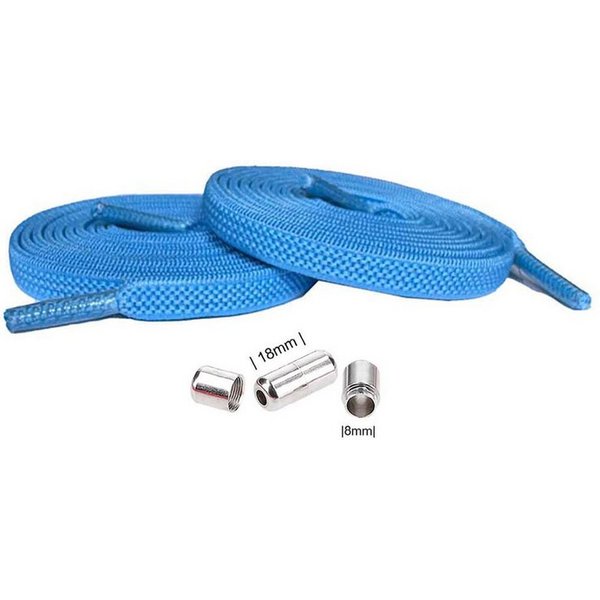 Basicwear Germany Schnürsenkel Elastische flache Schnürsenkel mit Drehverschluss