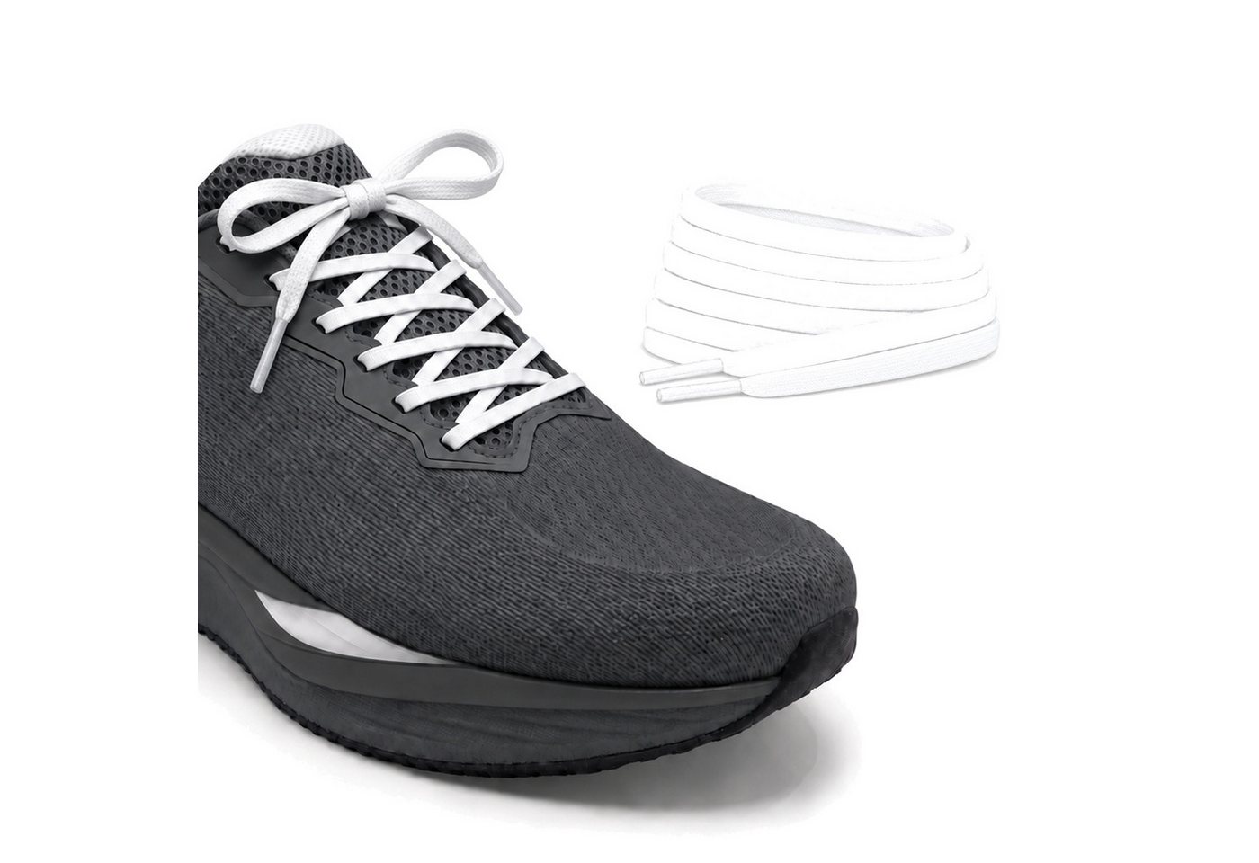 Basicwear Germany Schnürsenkel Flache Schnürsenkel - Schmal – Bild 3 von 4