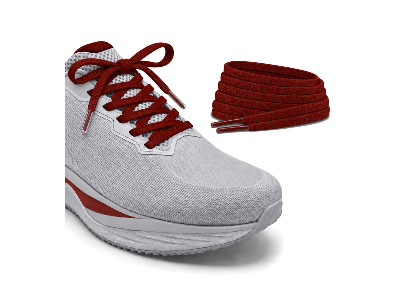 Basicwear Germany Schnürsenkel Flache Schnürsenkel - Schmal – Bild 3 von 4