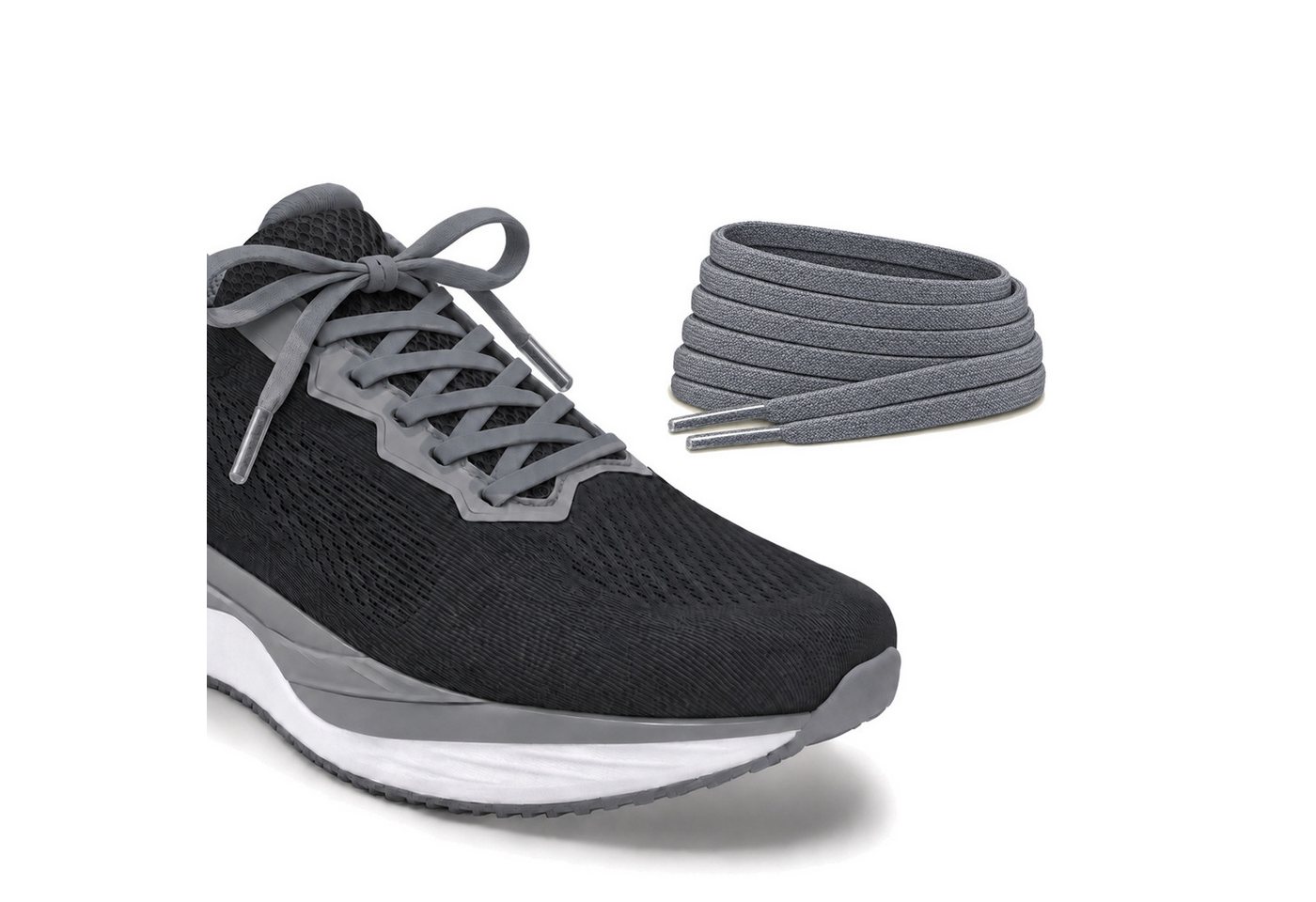 Basicwear Germany Schnürsenkel Flache Schnürsenkel - Schmal – Bild 3 von 4