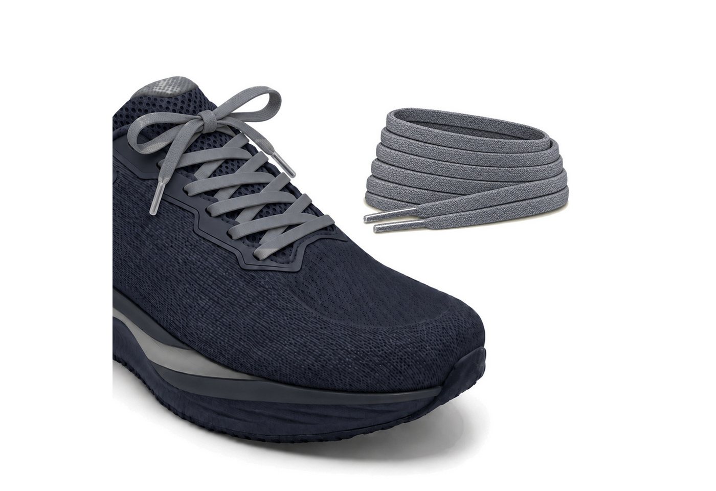Basicwear Germany Schnürsenkel Flache Schnürsenkel - Schmal – Bild 4 von 4