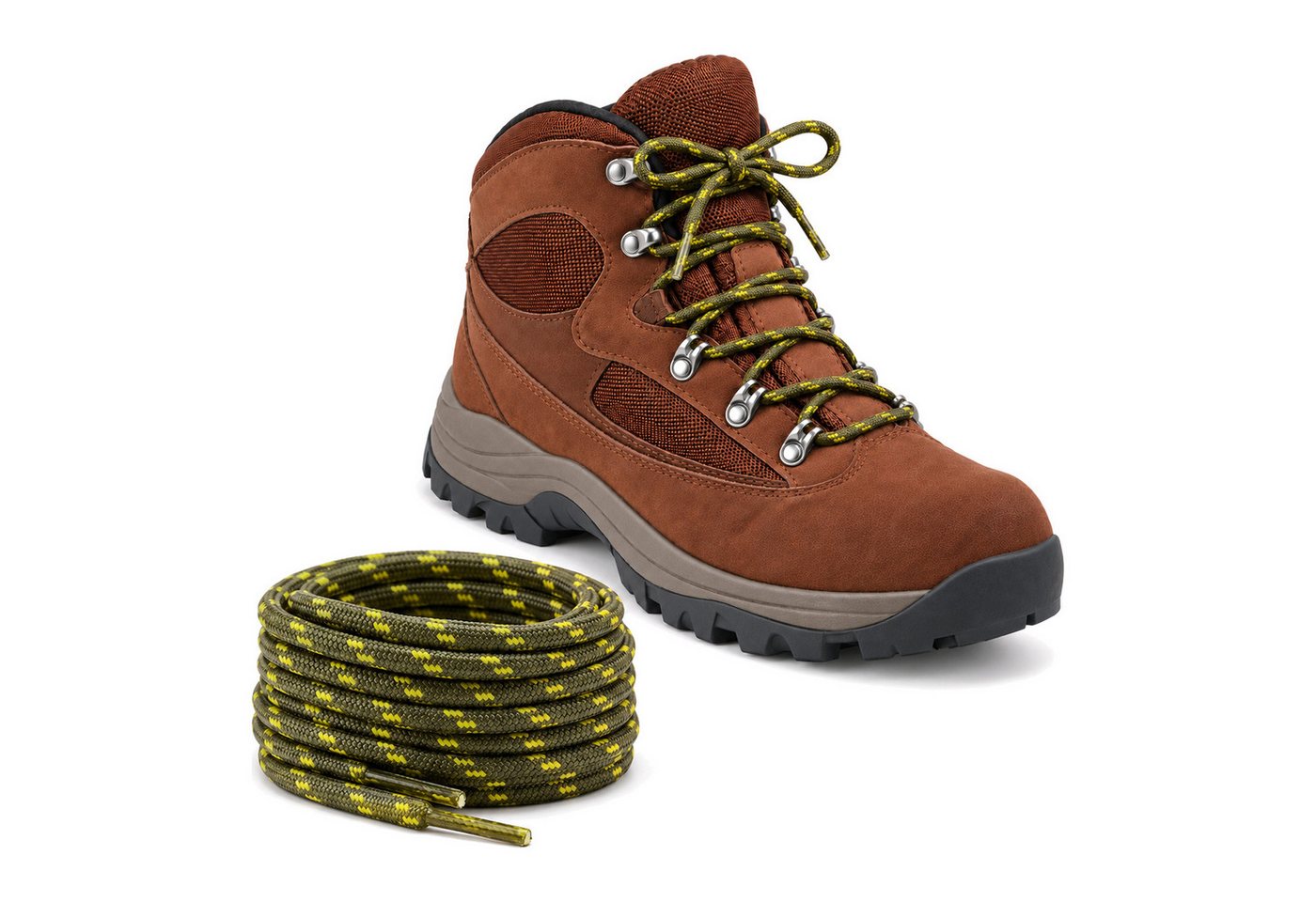 Basicwear Germany Schnürsenkel Schnürsenkel für Wanderschuhe, Arbeitsschuhe – Bild 3 von 4