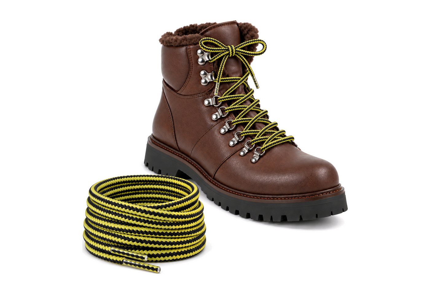 Basicwear Germany Schnürsenkel Schnürsenkel für Wanderschuhe, Arbeitsschuhe – Bild 3 von 4