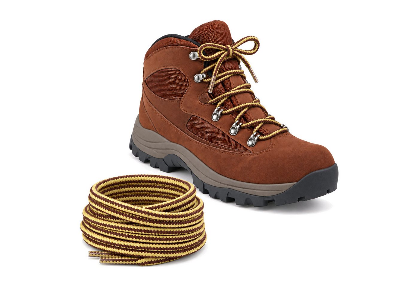 Basicwear Germany Schnürsenkel Schnürsenkel für Wanderschuhe, Arbeitsschuhe – Bild 3 von 4
