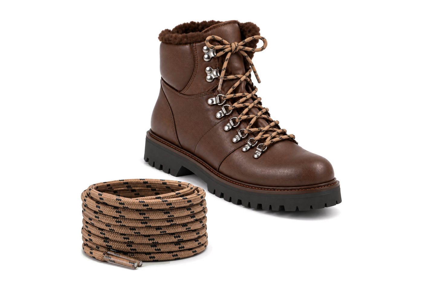 Basicwear Germany Schnürsenkel Schnürsenkel für Wanderschuhe, Arbeitsschuhe – Bild 3 von 4