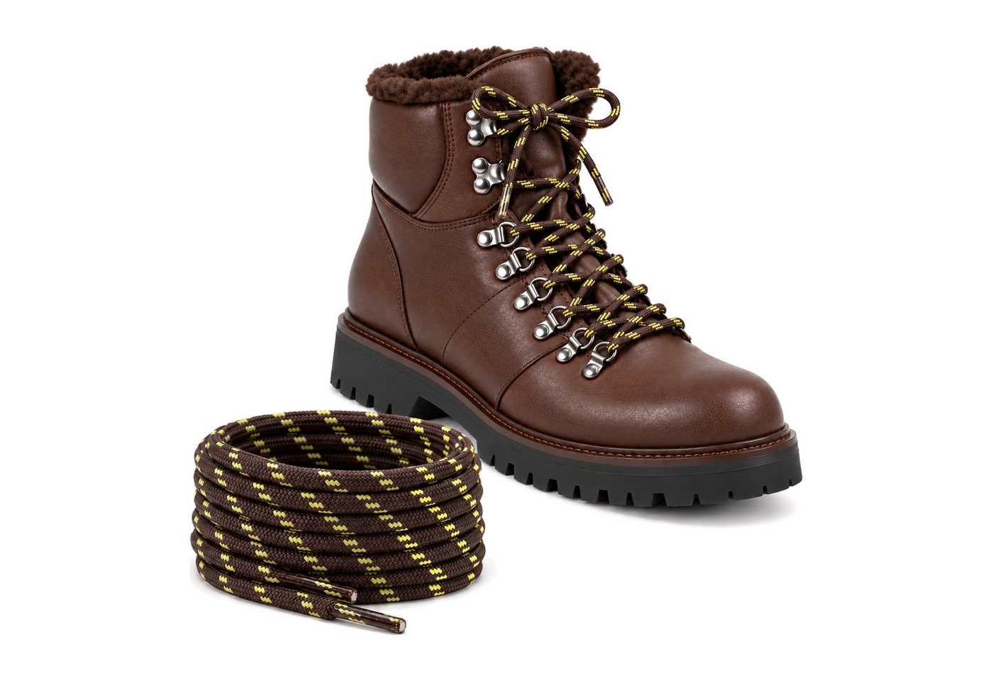 Basicwear Germany Schnürsenkel Schnürsenkel für Wanderschuhe, Arbeitsschuhe – Bild 3 von 4