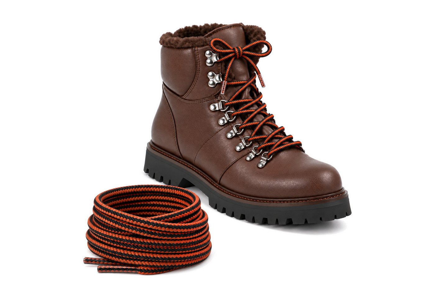 Basicwear Germany Schnürsenkel Schnürsenkel für Wanderschuhe, Arbeitsschuhe – Bild 3 von 4