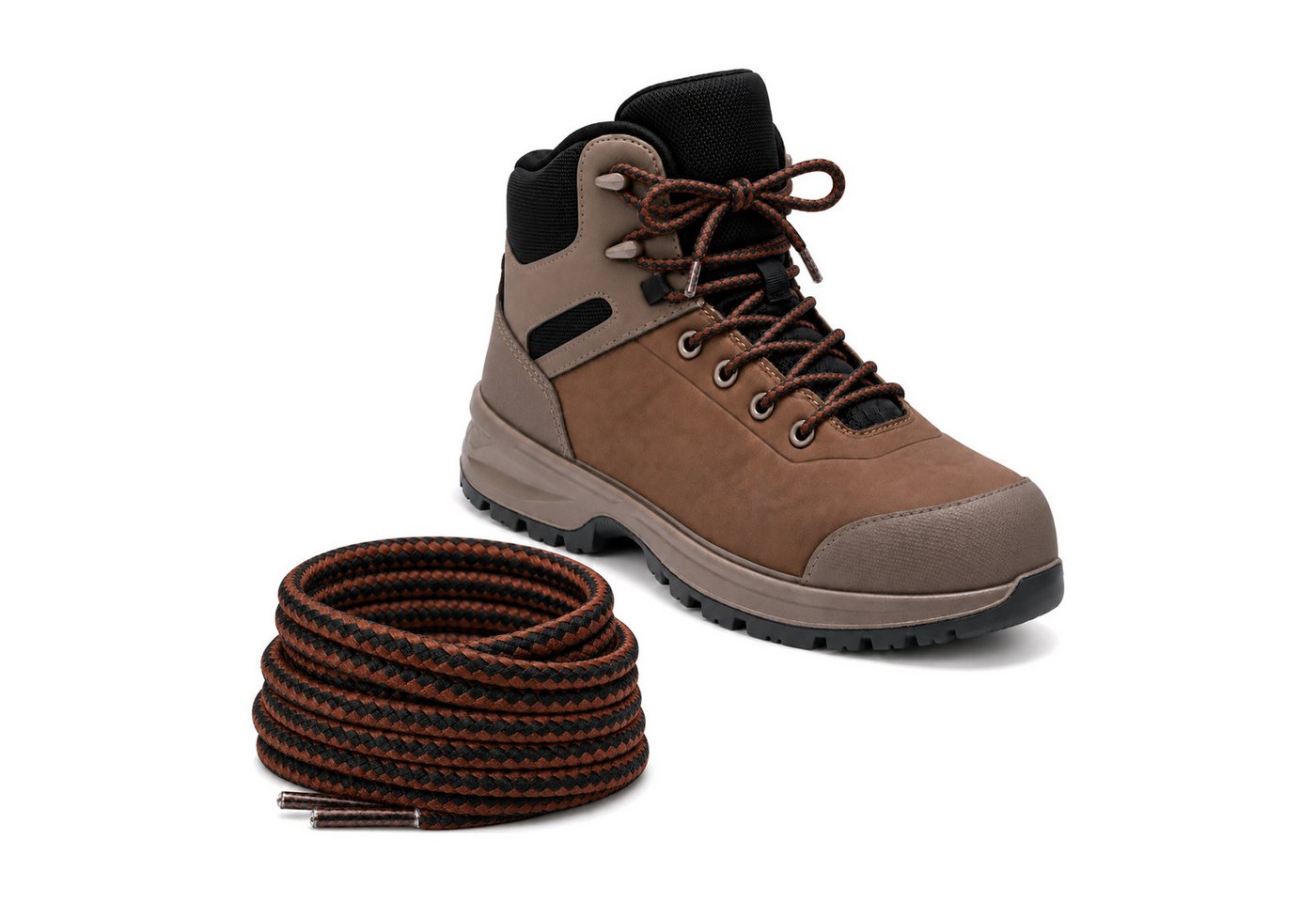 Basicwear Germany Schnürsenkel Schnürsenkel für Wanderschuhe, Arbeitsschuhe – Bild 2 von 4