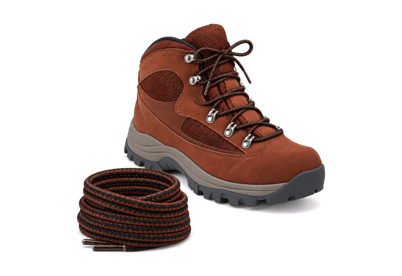 Basicwear Germany Schnürsenkel Schnürsenkel für Wanderschuhe, Arbeitsschuhe – Bild 3 von 4