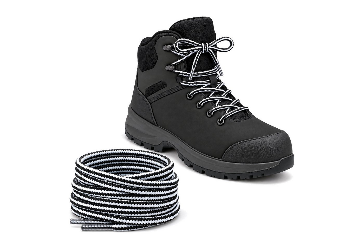 Basicwear Germany Schnürsenkel Schnürsenkel für Wanderschuhe, Arbeitsschuhe – Bild 3 von 4