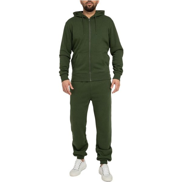 Basisstoff Jogginganzug Laufkumpel Herren Jogging Anzug Trainingsanzug Hausanzug