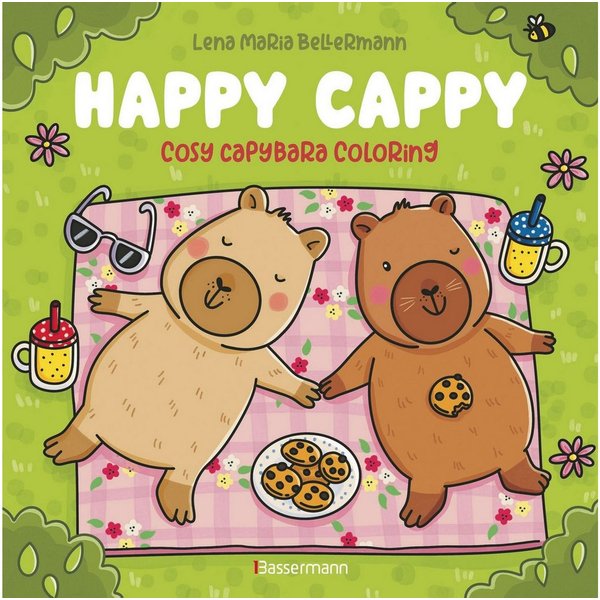 Happy Cappy - Cosy Capybara Coloring. Ein Ausmalbuch für jedes Alter M / Lena Maria Bellermann