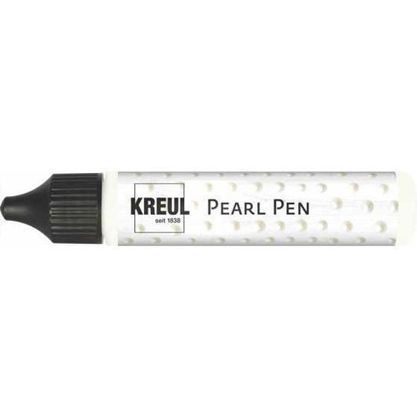Kreul Bastelfarbe Kreul Pearl Pen weiß 29 ml