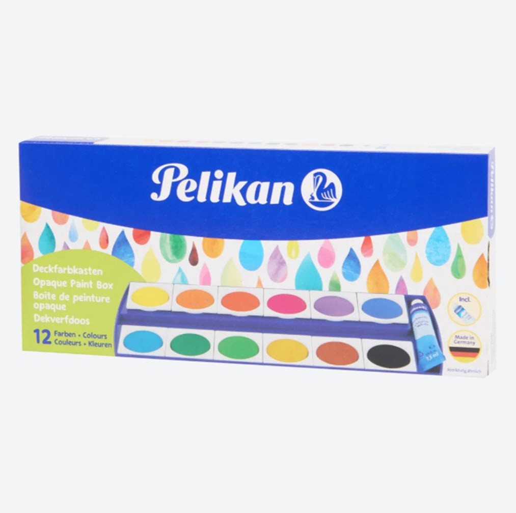 Pelikan Bastelfarbe Pelikan Deckfarbkasten 12 Farben – Bild 2 von 3