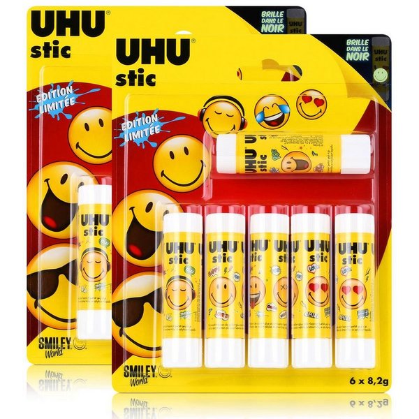 UHU Bastelkleber Uhu Kleber stick 6x8,2g (2er Pack)