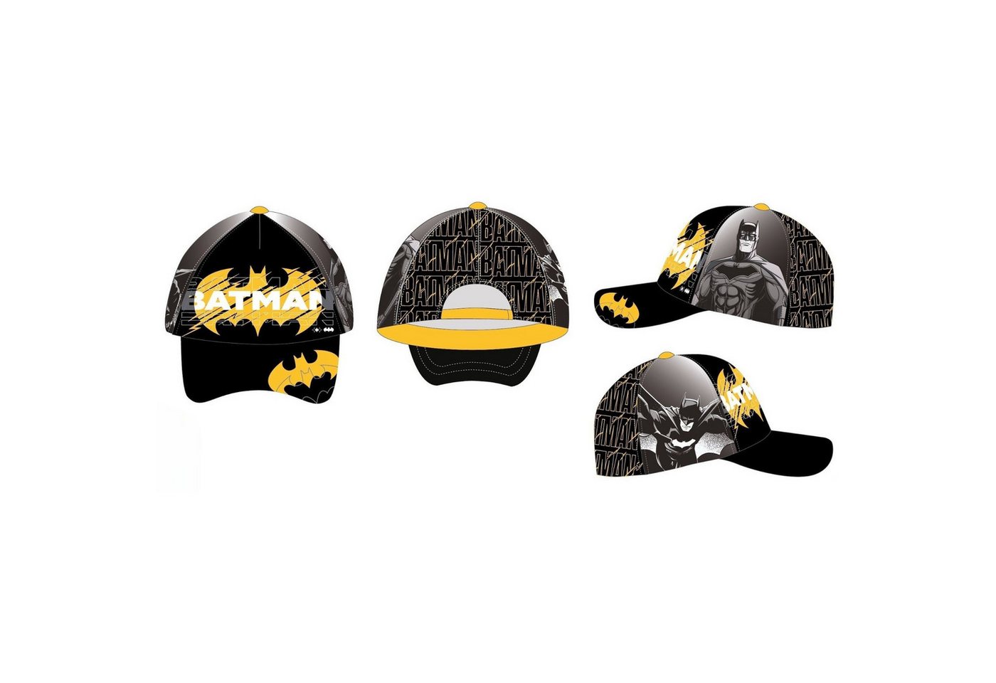 Batman Baseball Cap Kinder Cap Coole Superhelden-Kappe mit verstellbarer Passform – Bild 3 von 3