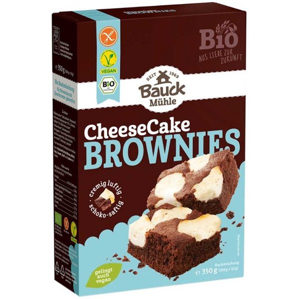 Bauck Mühle Backmischung Backmischung - Brownies Cheesecake 350g