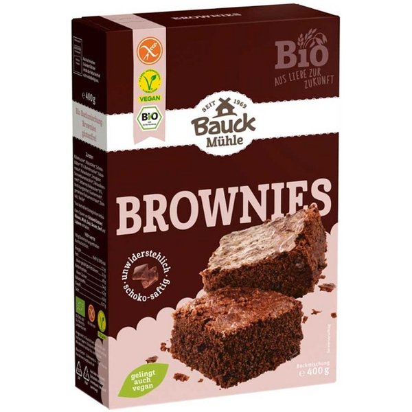 Bauck Mühle Fertiggericht Backmischung - Brownies 400g