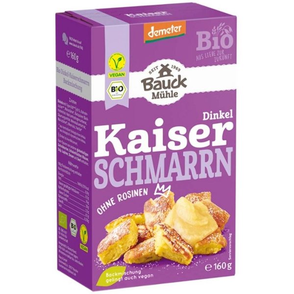 Bauck Mühle Fertiggericht Dessert-Mix - Dinkel Kaiserschmarrn 160g