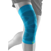 BAUERFEIND Herren Sports Compression Knee Support, Größe L in Blau
