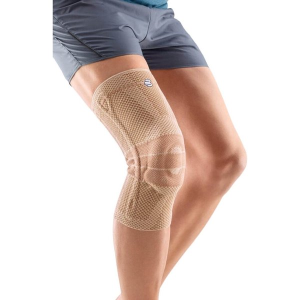 Bauerfeind Kniebandage GenuTrain Comfort Unisex mit Silikonrand, Beidseitig tragbar