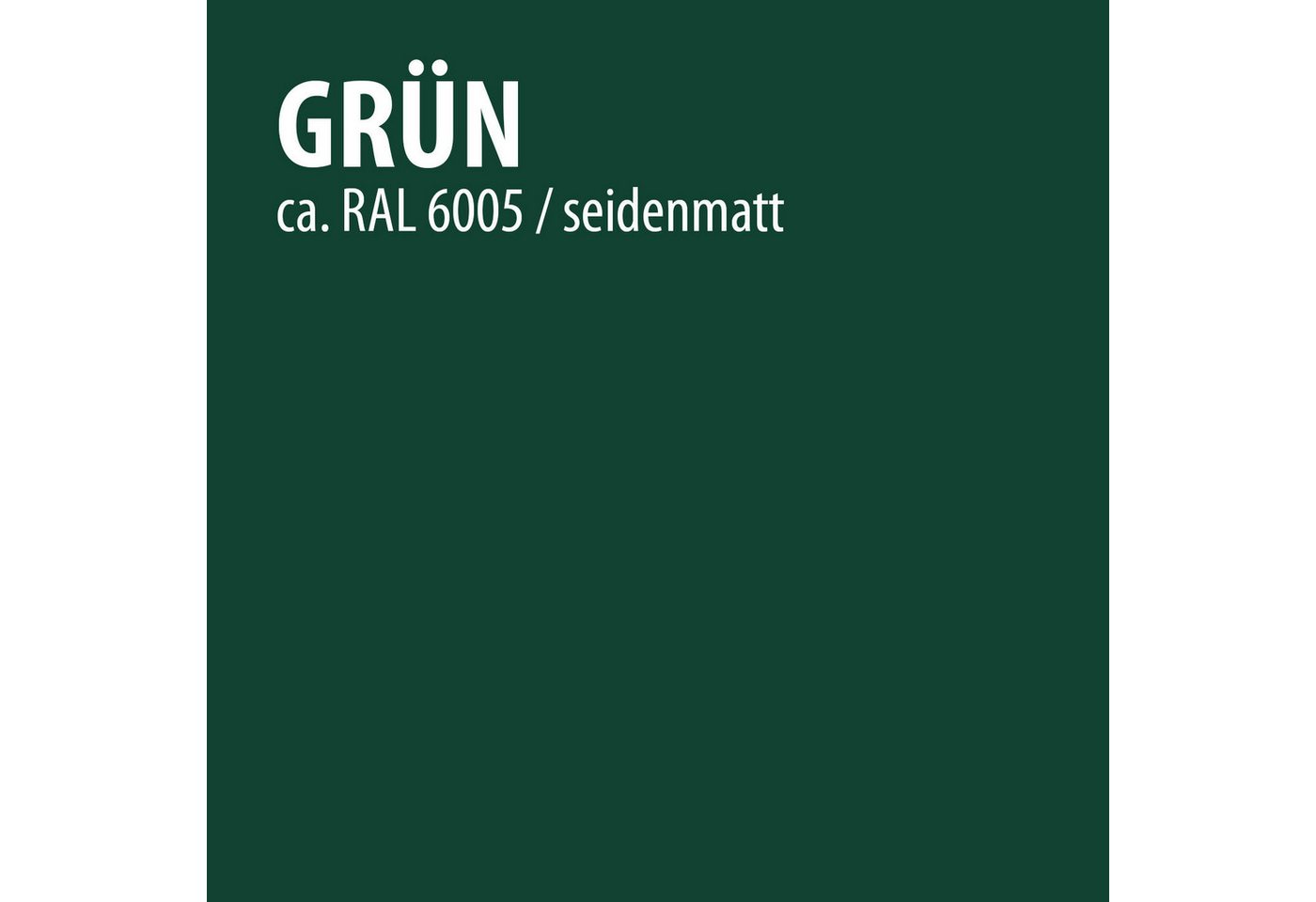 Baufix Lack Buntlack seidenmatt, 1 Liter für ca. 10 m², Lackfarbe, für Holzverkleidungen, Fachwerk, Holzhäuser, Schindeln & Zäune – Bild 2 von 3
