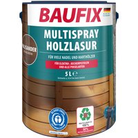 BAUFIX Multispray Holzlasur 5 Liter (palisander seidenglänzend)