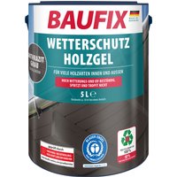 BAUFIX Wetterschutz-Holzgel, 5 Liter (Anthrazitgrau)