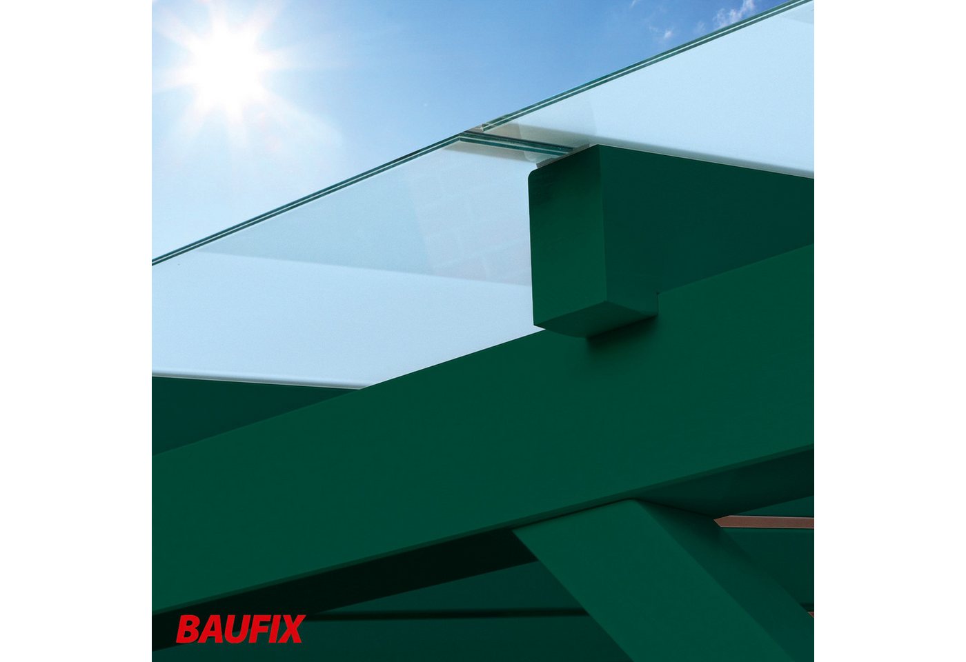 Baufix Wetterschutzfarbe Express Deckfarbe matt, 2,5 Liter für ca. 25 m², Wetterschutzfarbe, Hochdeckende, elastische Farbe mit hoher Wetterbeständigkeit für au – Bild 3 von 3