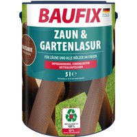 BAUFIX Zaun- und Gartenlasur, 5 Liter (kastanie seidenglänzend)