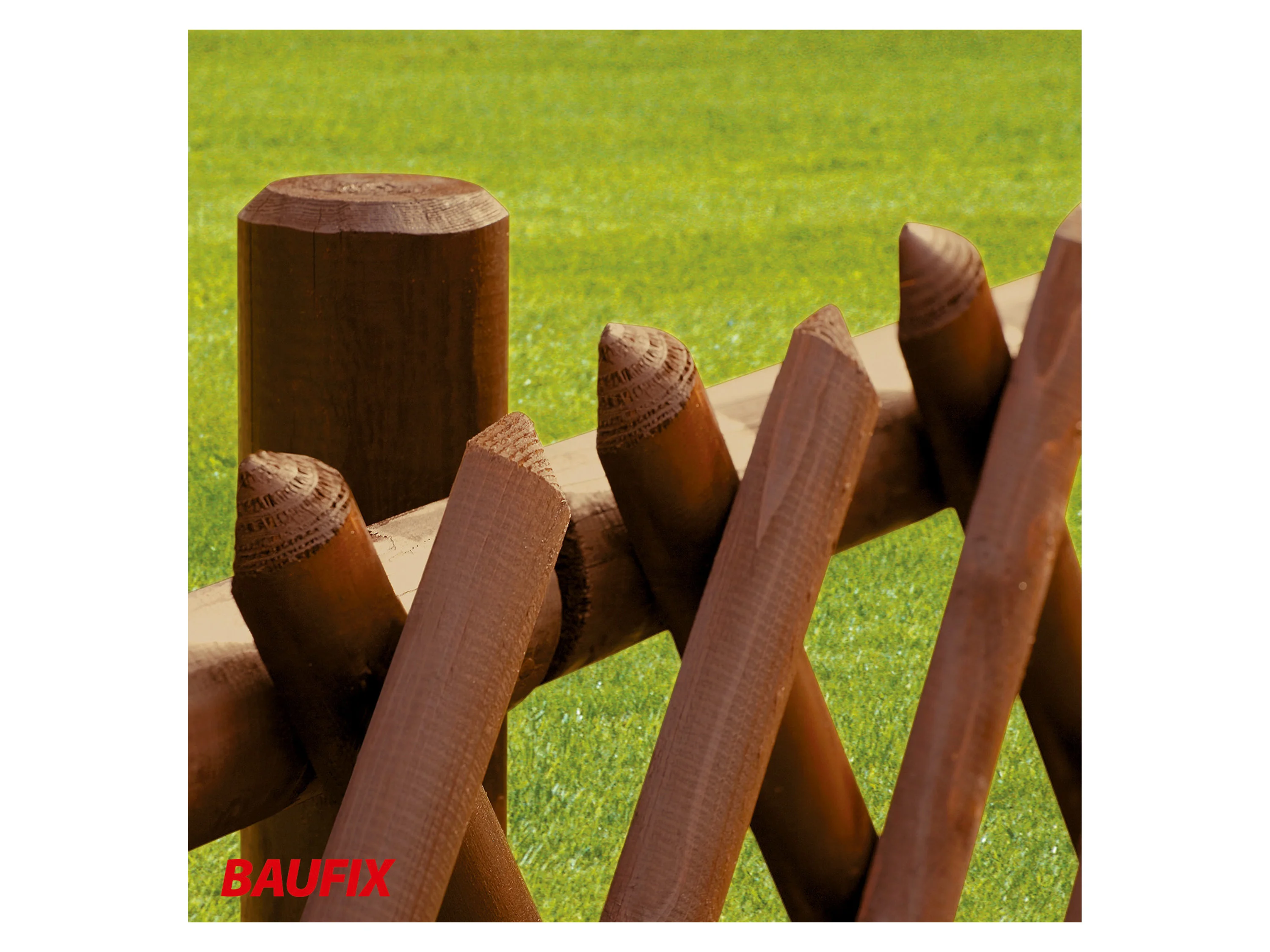 BAUFIX Zaun- und Gartenlasur, 5 Liter (kastanie seidenglänzend) – Bild 3 von 3